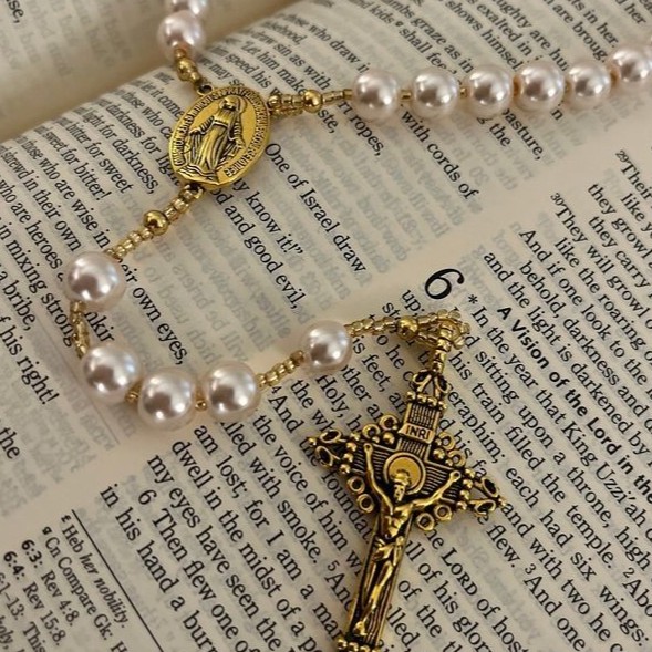 Terço de pérolas - Imagem 1